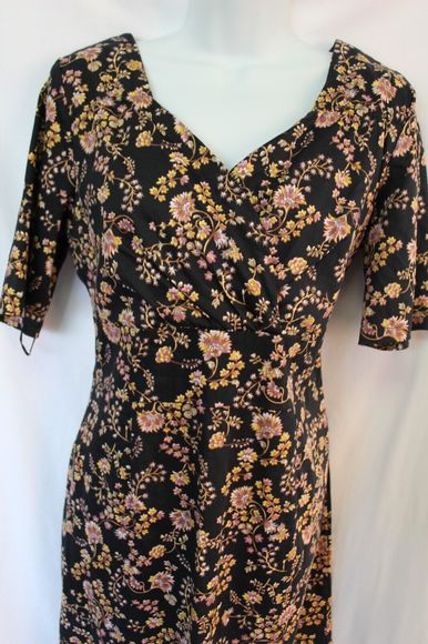 Joe Browns Dress Size 14 A Line Autumn Winter Collection  Floral Empire Line - Picture 2 of 6